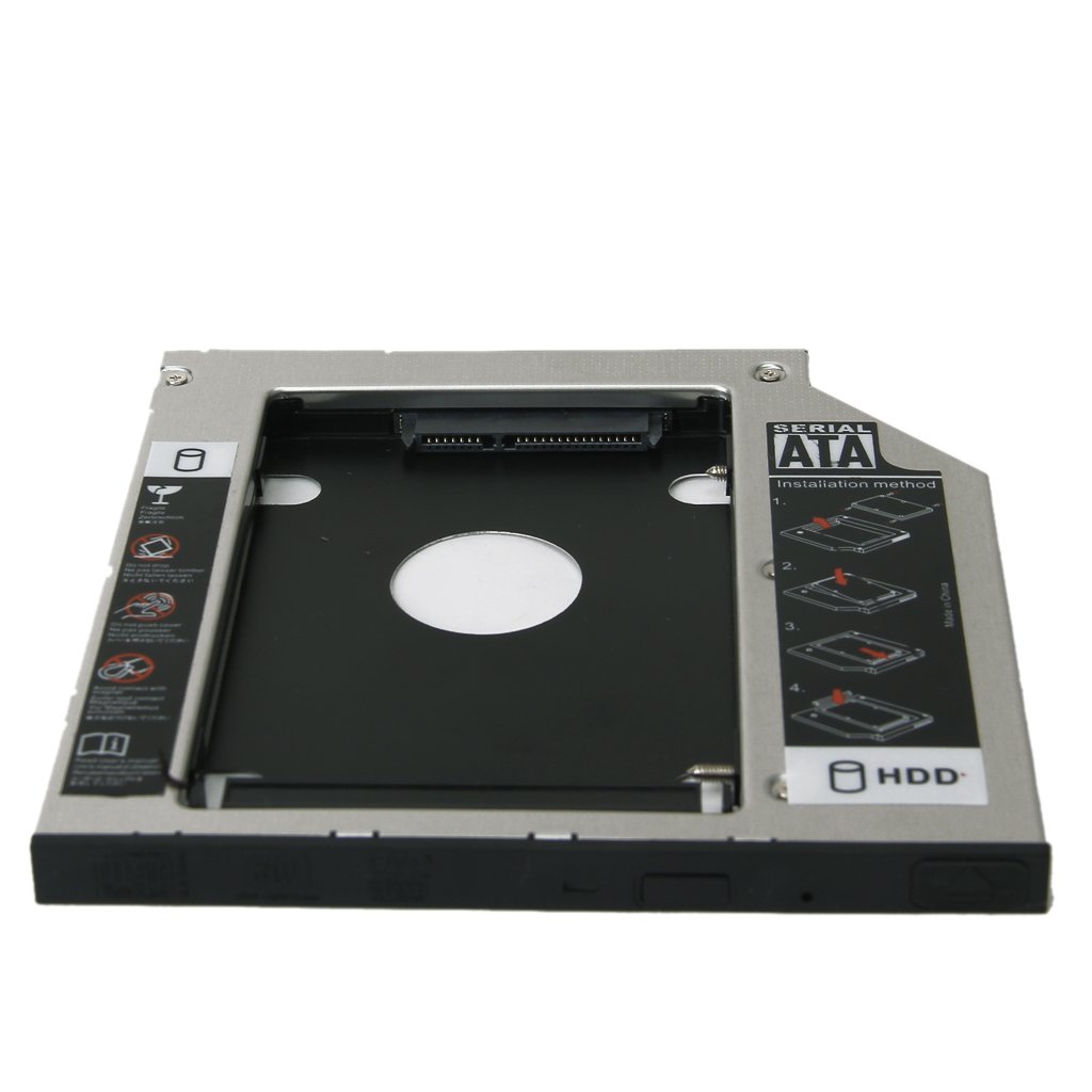Hard Drive Tray 9.5mm SATA to SATA 2nd HDD Caddy for HP Compaq N3